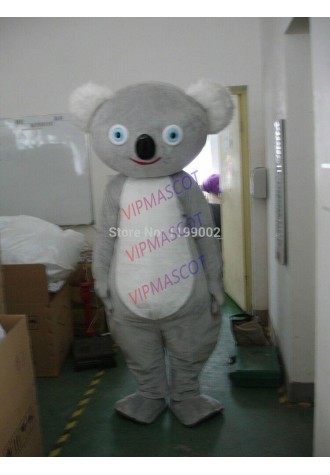 Halloween Grey Bear Cartoon Mascot Costume Cosplay  Clothing Carnival Adults