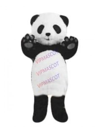 Panda Bear Mascot Costume Party Dress Fluffy Epe Head Outfit Cosplay Adult