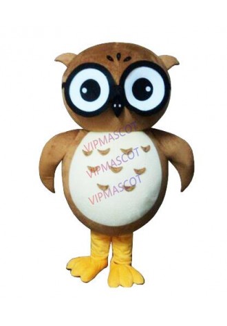 Cartoon Owl Mascot Costume Suit Adult Halloween Cosplay Party Event Game Dress