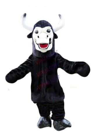 Black Bull Mascot Costumes Cartoon Apparel Birthday Party Masquerade Christmas