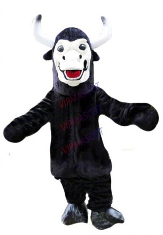 Black Bull Mascot Costumes Cartoon Apparel Birthday Party Masquerade Christmas