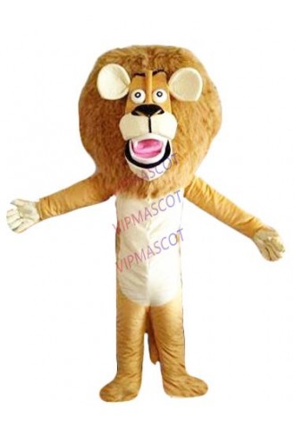 Lion Mascot Costume Cosplay Cartoon Party Fancy Dress Outfit Advertising Adults