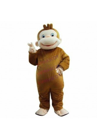 Monkey Mascot Costume Clothing Halloween Party Suit Fancy Dress Adults Fast Ship