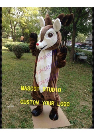 Deer Mascot Costume Cosplay Party Game Dress Outfit Advertising Halloween Adult