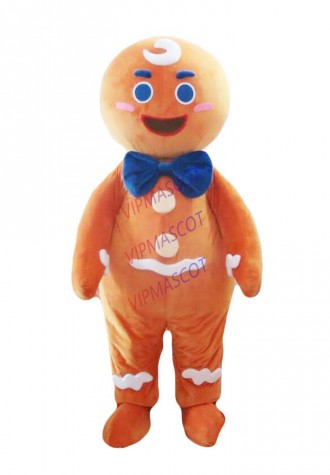 New Christmas Gingerbread Man Mascot Carton Christmas Mascot Costumes Party