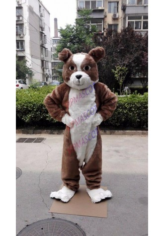 Bulldog Mascot Costume Suit Cosplay Party Game Dress Outfit Halloween Adult 2019