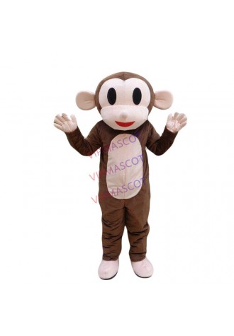 Monkey Mascot Costume Suit Cosplay Party Game Outfit Advertising Halloween Adult