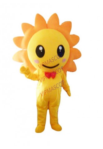 Sunflower Mascot Costume Suit Cosplay Party Game Dress Outfit Halloween Adult