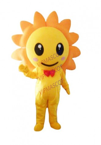 Sunflower Mascot Costume Suit Cosplay Party Game Dress Outfit Halloween Adult