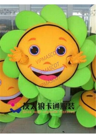 Sunflower Mascot Costume Suit Cosplay Party Game Dress Outfit Halloween Adult