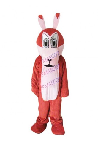 Red Wolf Mascot Costume Suit Cosplay Party Game Dress Outfit Halloween Adult