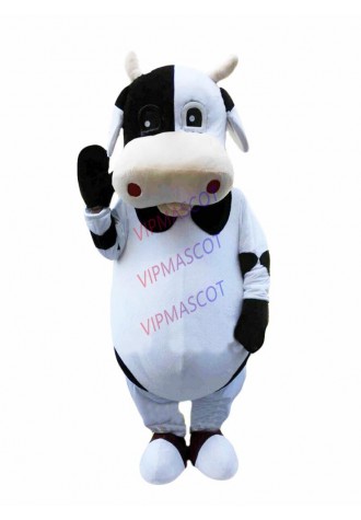 Cow Mascot Costume Cosplay Party Game Dress Outfit Advertising Halloween Adult
