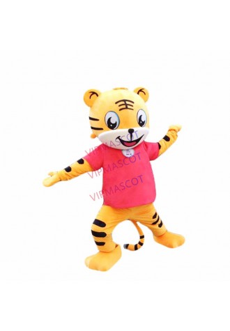 Unisex Animal Tiger Mascot Costume Adult Cartoon Party Dress Outfit Cosplay Suit