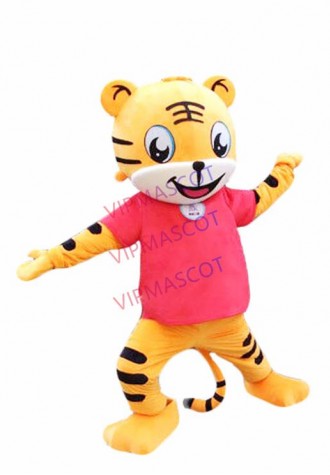 Unisex Animal Tiger Mascot Costume Adult Cartoon Party Dress Outfit Cosplay Suit