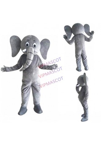 Halloween Parade Elephant Mascot Costume Suit Party Dress Outfit Birthday Unisex