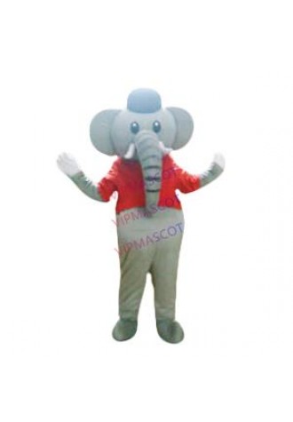 Halloween Elephant Mascot Costume Dress Outfit Adult Cosplay Animal Party Unisex