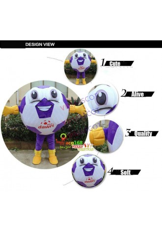 Soccer Football Mascot Costume Advertising Parade Suit World Cup Party Dress Fun