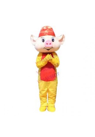 Pig Mascot Party Birhtday Cosplay Costume Animal Outfit Game Adult Dress Parade