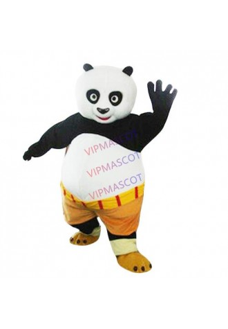 New Unisex  Lovely Kung fu Panda Mascot Costume Dress Wedding party +fast ship