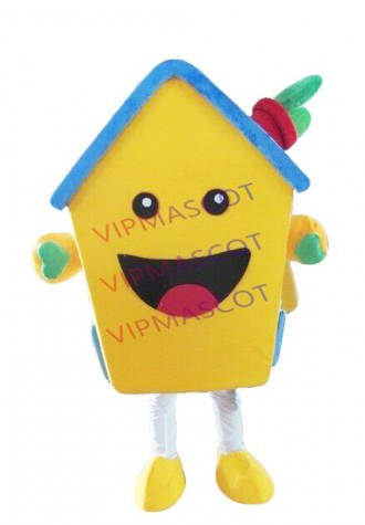 Halloween Lovely House Mascot Costume Cosplay Party Clothing Carnival Adults