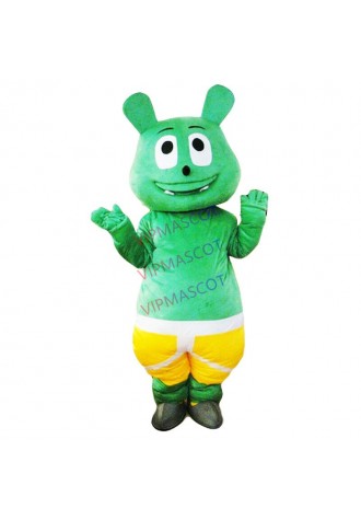 Halloween Lovely Green Bear Mascot Costume Cosplay Party Clothing Carnival Adult