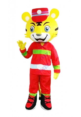 Tiger Mascot Costume Cosplay Party Game Dress Outfit Advertising Halloween Adult
