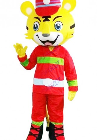 Tiger Mascot Costume Cosplay Party Game Dress Outfit Advertising Halloween Adult