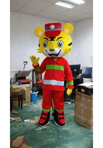 Tiger Mascot Costume Cosplay Party Game Dress Outfit Advertising Halloween Adult
