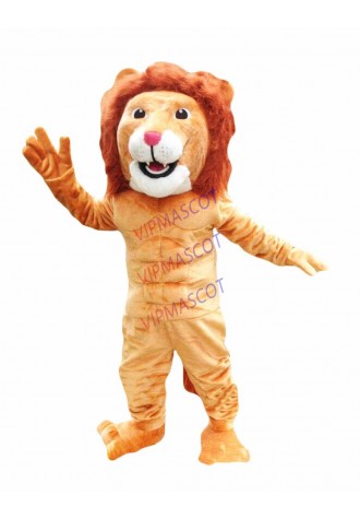 Lion Mascot Costume Cosplay Party Game Dress Outfit Advertising Halloween Adult