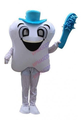 Christmas Smiling Tooth Dentist Mascot Costumes Adult Parade Party Dress Cosplay