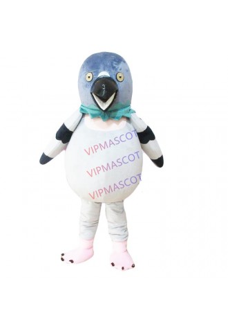 ADS Big Bird Pigeon Mascot Costume Halloween Suit Fancy Dress Adult Size Cosplay
