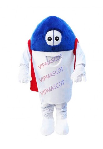 Pill Hero Mascot Costume Suit Cosplay Party Game Dress Outfit Halloween Adult