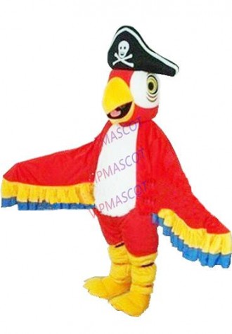 Pirates Parrot Mascot Costume  Cosplay Party Game Dress Outfit Halloween Adult