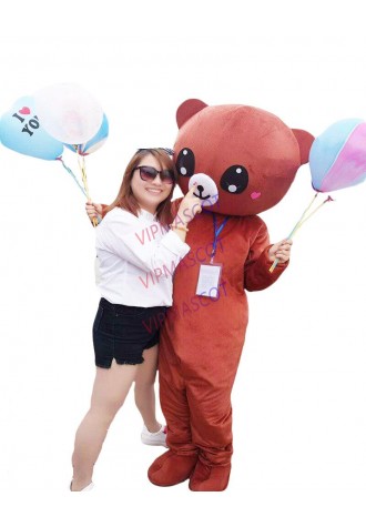 Hot Sale Rilakkuma Bear Costumes Cartoon Mascot Cosplay Carnival Party Animal