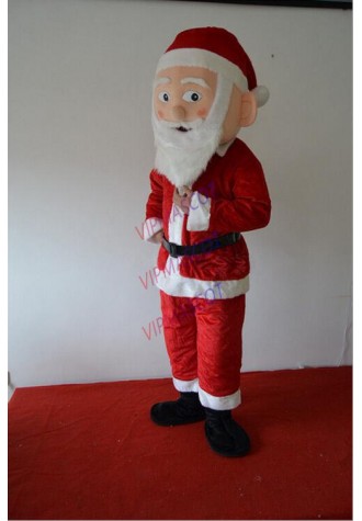Christmas Santa Claus Mascot Costume Saint Nicholas Father Kris Kringle Adults