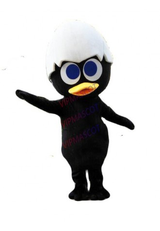 Black Chick Mascot Costume Suit Cosplay Party Game Dress Outfit Halloween Adult