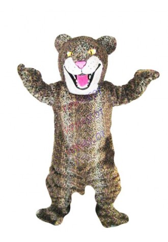 Halloween Panther Leopard Jaguar Cougar Mascot Costume Cosplay Mascotte Dress US