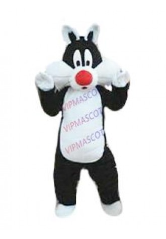Professional Cat Mascot Reenactment Costume Suit Animal Fancy Dress Adult Outfit