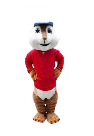 Squirrel Mascot Costume Suit Cosplay Party Game Dress Outfit Halloween Adult