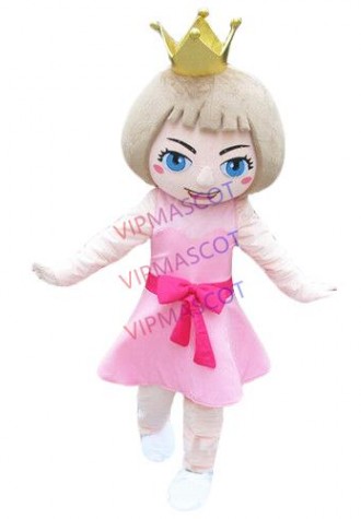 Princess Mascot Costume Suit Advertising Girls Birthday Party Game Cosplay Dress