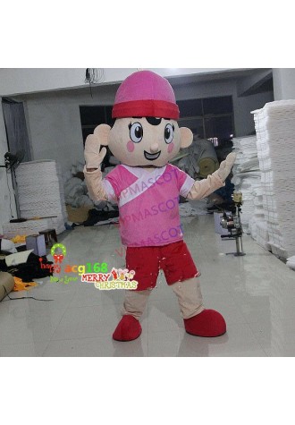 Lingtong Smart Boy Mascot Costumes Cartoon Party Outfit Dress Adult Suits Unisex