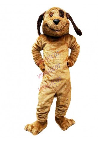 Yellow Dog Mascot Costume Suit Cosplay Party Game Dress Outfit Halloween Adult