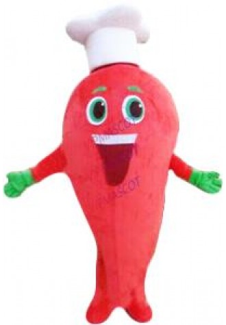 Chili Mascot Costume Adversting Party Parade Vegetables Suit Dress Adult Cosplay