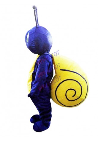 Blue Snails Mascot Costume Suit Cosplay Party Game Dress Outfit Halloween Adult