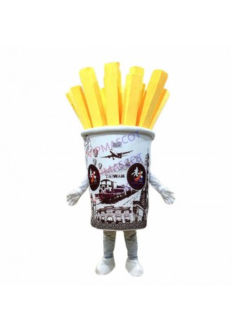 Restaurant French Fries Mascot Adversting Costume Parade Outfit Fast Food Outfit