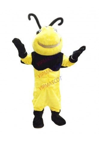 Bee Hornet Mascot Costume Suit Cosplay Party Game Dress Outfit Halloween Adult