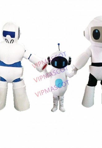 Robot Mascot Costume Cosplay Party Game Dress Outfit Advertising Halloween Adult