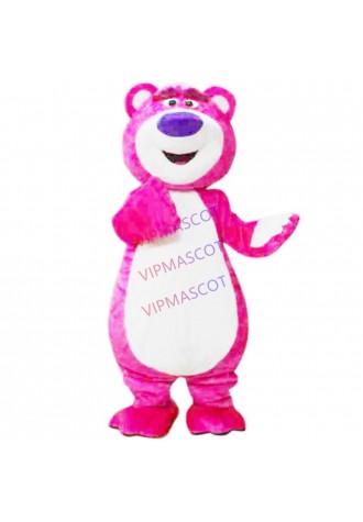 Pink Bear Mascot Costume Halloween Party Holiday Fancy Dress Adult Outfits