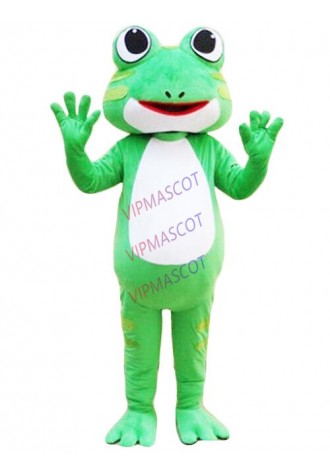 Frog Prince Mascot Suit Fancy Dress Costum Suit Parade Party Animal Outfit Stage
