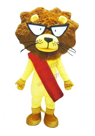 Adversting Lion Mascot Costume Party Parade Fancy Dress Adult Cosplay Gift
